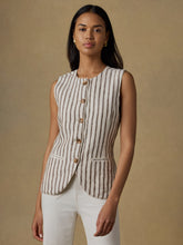 Load image into Gallery viewer, Faherty Sun Strider Linen Vest
