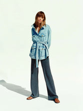 Load image into Gallery viewer, Faherty Solstice Denim Safari Jacket
