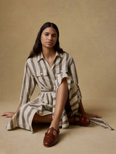 Load image into Gallery viewer, Faherty Cotton Linen Julia Wrap Dress
