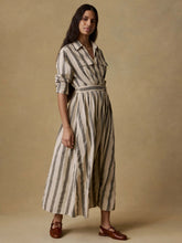Load image into Gallery viewer, Faherty Cotton Linen Julia Wrap Dress

