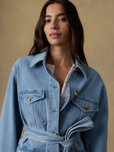 Load image into Gallery viewer, Faherty Solstice Denim Safari Jacket
