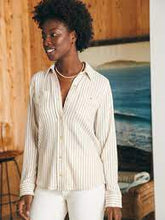 Load image into Gallery viewer, Faherty Brand Legend Shirt - Tannin Stripe
