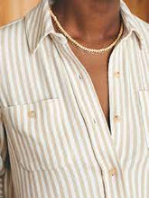 Load image into Gallery viewer, Faherty Brand Legend Shirt - Tannin Stripe
