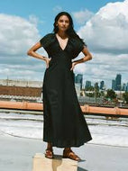 Faherty Coastal Poplin Bondhi Dress