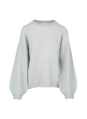 Naadam Coastal Cashmere Balloon Crewneck