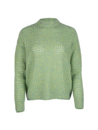 Naadam Marled Open Stich Crewneck